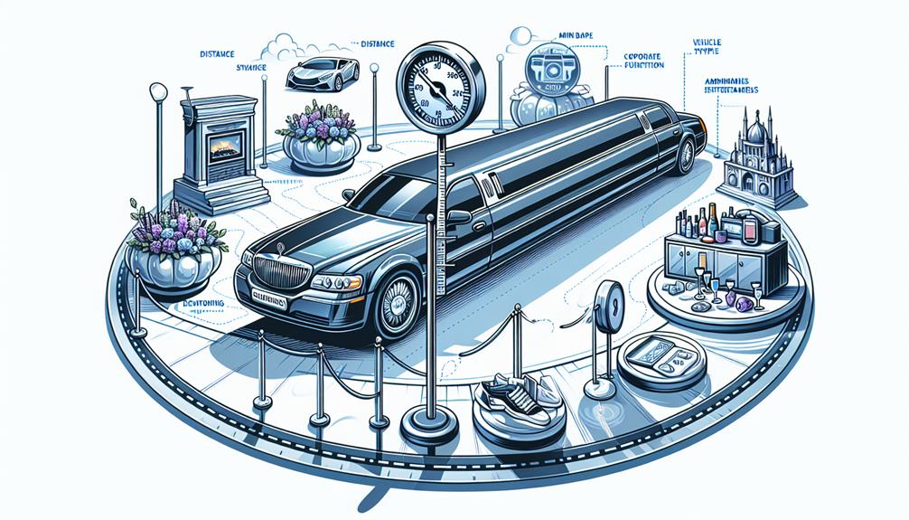 limo rental pricing factors