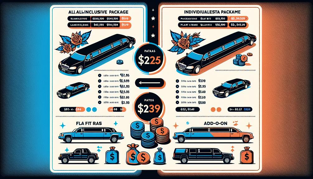 pricing models inclusive vs a la carte