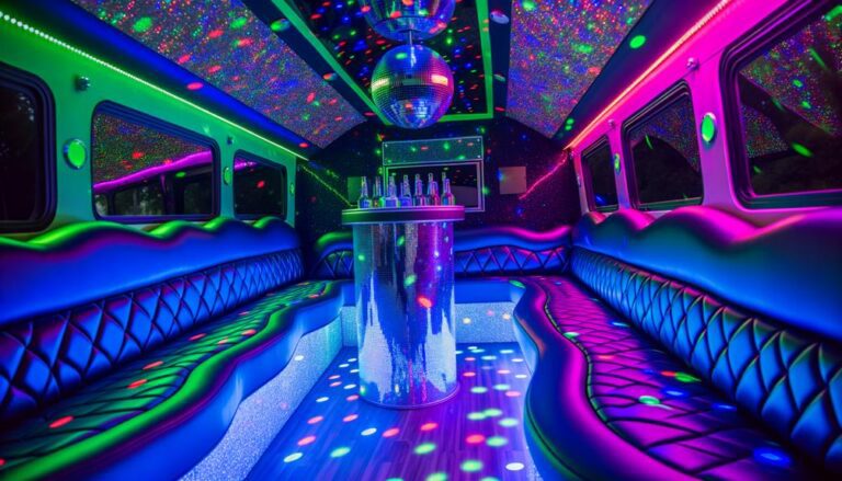 creative party bus decor